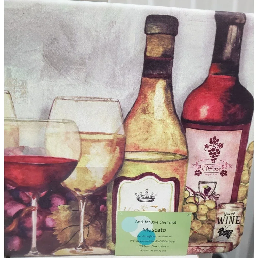 Anti-Fatigue Printed PVC Kitchen Floor Mat (18